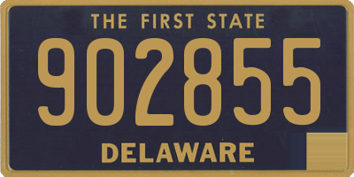 DE license plate 902855