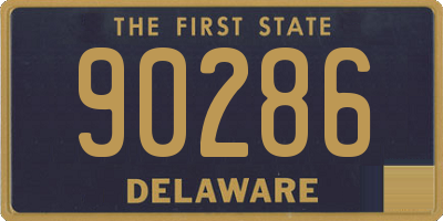 DE license plate 90286