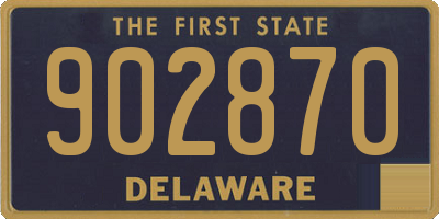DE license plate 902870