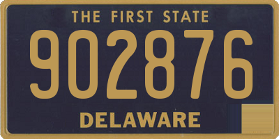 DE license plate 902876