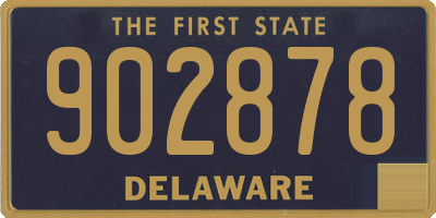 DE license plate 902878