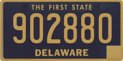 DE license plate 902880