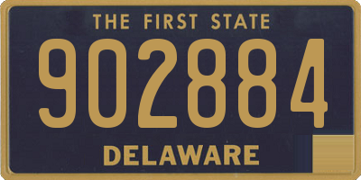 DE license plate 902884