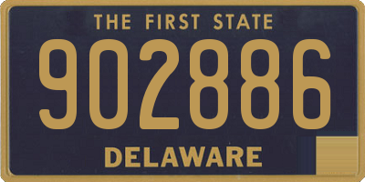 DE license plate 902886