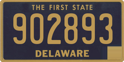 DE license plate 902893
