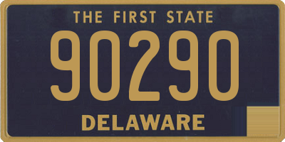 DE license plate 90290