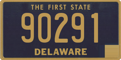 DE license plate 90291
