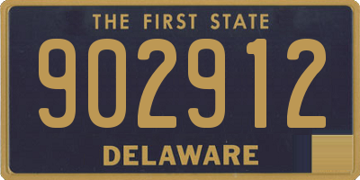 DE license plate 902912