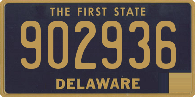 DE license plate 902936