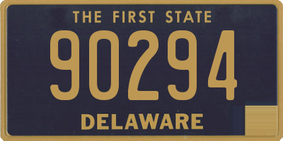 DE license plate 90294