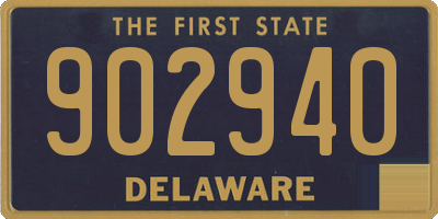 DE license plate 902940