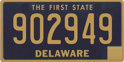DE license plate 902949