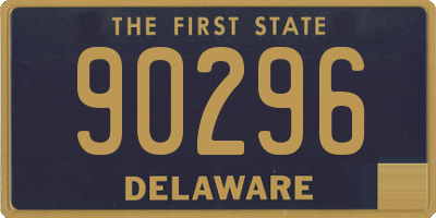 DE license plate 90296