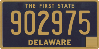 DE license plate 902975