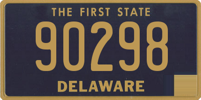 DE license plate 90298