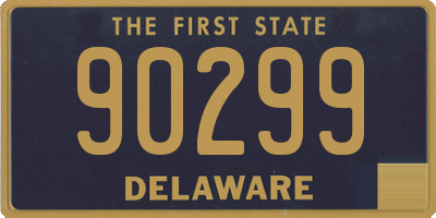 DE license plate 90299