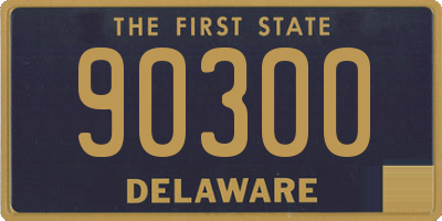 DE license plate 90300