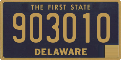 DE license plate 903010