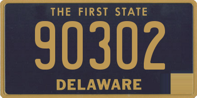 DE license plate 90302