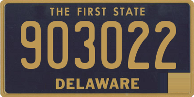 DE license plate 903022