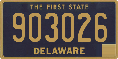 DE license plate 903026