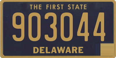 DE license plate 903044