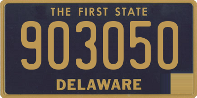 DE license plate 903050