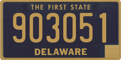 DE license plate 903051