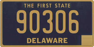 DE license plate 90306