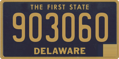 DE license plate 903060