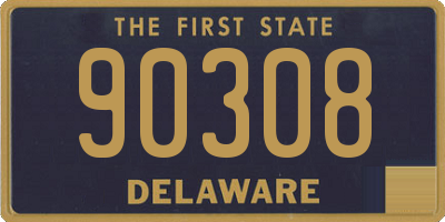 DE license plate 90308
