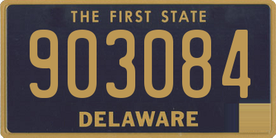 DE license plate 903084