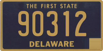 DE license plate 90312