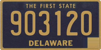 DE license plate 903120