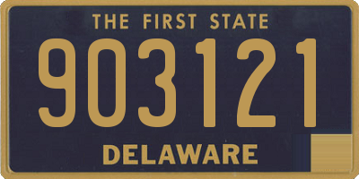 DE license plate 903121