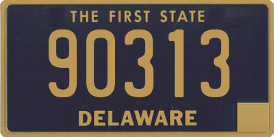 DE license plate 90313