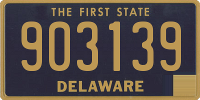DE license plate 903139