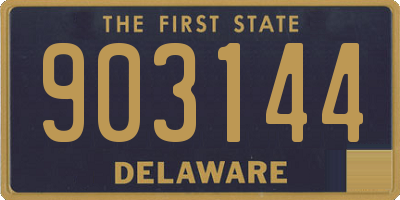DE license plate 903144