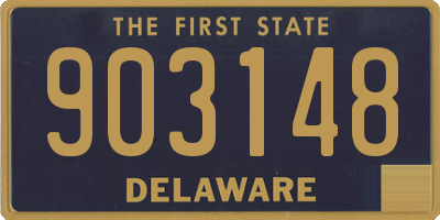 DE license plate 903148
