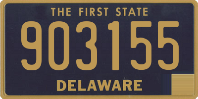 DE license plate 903155