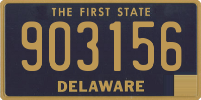 DE license plate 903156