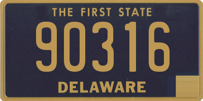 DE license plate 90316