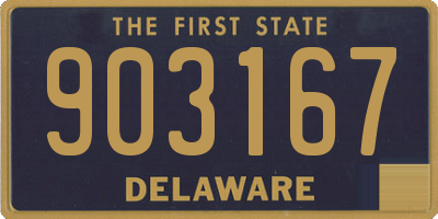 DE license plate 903167