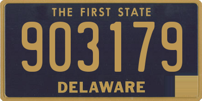 DE license plate 903179
