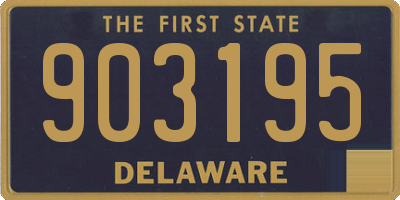 DE license plate 903195
