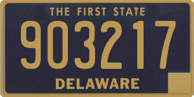 DE license plate 903217