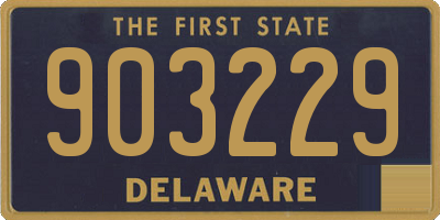 DE license plate 903229