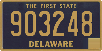 DE license plate 903248