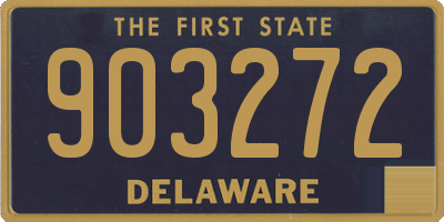 DE license plate 903272