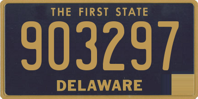 DE license plate 903297